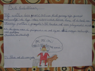 01 Lettre A Saint Nicolas Et Dessin De Quentin